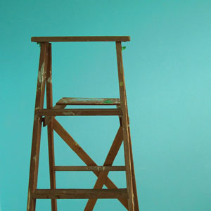 Wooden ladder